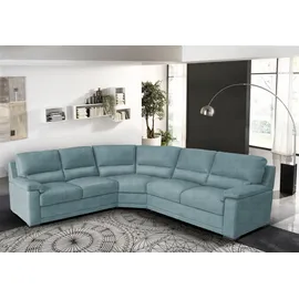 Egoitaliano Eckcouch Polyester 3-Sitzer Blau
