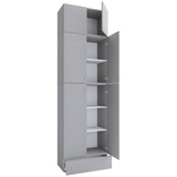 VCM my office Aktenschrank XXL Lona, 917799 grau 3 Fachböden 70,0 x 240,0 x 39,0 cm