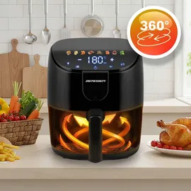 Berdsen Heißluftfritteuse 4L Bd-658 schwarz