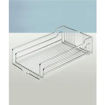 Hettich Hochschrank-Einhängekorb Dispensa 13910 mit 3-fach Reling KB 400mm, Stahl