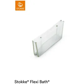 Stokke Flexi Bath® Transparent Green mit hitzeempfindlichem Stöpsel, Transparent