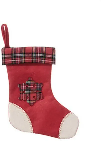 Großer Stiefel im schottischen Stil mit Filzfutter