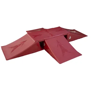 Sandora Rampen Set für Skateboard, Rollschuhe, Sprung Skaterrampe Inliner, Verschiedene Versionen für Kinder und Jugendliche zum Springen und auch für RC Cars geeignet