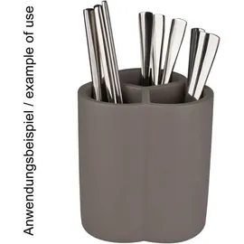 APS Besteckbehälter Beton 13 x 13 cm 14,5 cm grau