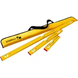 Stabila PRO SET 80 AS, 4-teiliges Wasserwaagen-Set: 120 cm / 60 cm / 30 cm / Tasche