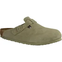 Birkenstock Boston BS 1025788 Herrenschuhe, Pantolette,Khaki,grün, normale Weite - Marken Birkenstock, Grün, leder (velour) - 46