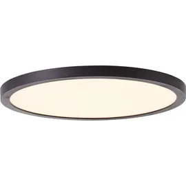 Brilliant Tuco 1 LED-Deckenaufbau-Paneel 25 cm schwarz/weiß