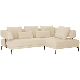 Switch Ecksofa Giotto ¦ creme ¦ Maße (cm): B: 242 H: 85 T: 176.0