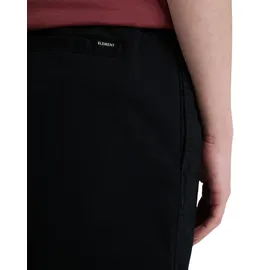 Element Chinoshorts "Regular Ewaist", Herren, Gr. S, flint schwarz, Obermaterial: 50% Baumwolle, 48% Baumwolle, 2% Elasthan., Hosen Chinoshorts