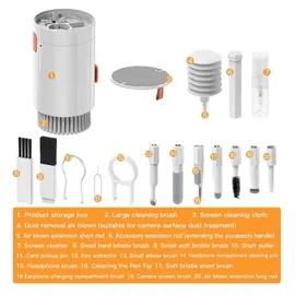 COFI 20in1 Multifunktionsset zur Reinigung von Kopfhörern, Tastaturen und Display Weiß