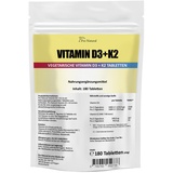 Pro Natural Vitamin K2 MK7 - 200μg + Vitamin D3 - 5.000 IE je 180 Tabletten