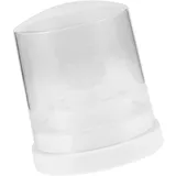 Gatuida Nagelfräser Bits Aufbewahrungsbox aus Kunststoff mit Staubdichtem Deckel Praktischer Organizer für Nagelfräser Aufsätze Kompakte Nagelbohrer Aufbewahrung für Salon und Zuhause