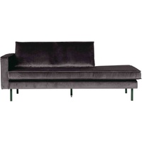Recamiere Rodeo Daybed Samt, links Anthrazit