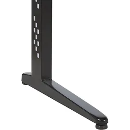 Beliani Schreibtisch Dexter Schwarz