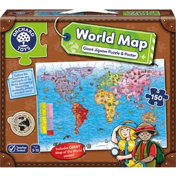 Orchard World Map Puzzle & Poster