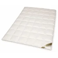 Betten Hofmann White Sibiria Schneegänseflaum leichte Daunendecke Bettdecke 6x8 135x200 cm - Braun