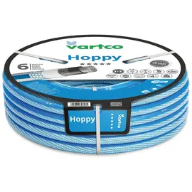 Vartco Hoppy 6-lagiger Wasserschlauch Lebensmittelschlauch Anti Twist Gartenbewässerung Flexibel Flexischlauch UV-beständig 36 Bar (1/2" 50m)