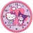 HELLO KITTY Friends Wanduhr 25 cm Quarz Gehäusefarbe Rosa Armbandtyp onesize Armbandfarbe Rosa