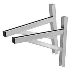 Schornstein verlängerte Wandkonsole Edelstahl maximal Abstand 552 mm DN 200