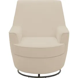 INOSIGN »HETTY, Drehsessel mit Wippfunktion, Lese-Sessel in Cord und Microfaser« 1 Stk. tlg. mit Federkern, auch im Set mit passendem Hocker