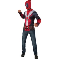 Rubie's 889841L Offizielles Kostüm Deadpool, Marvel, Buchtag, Superhelden-Outfit, für Erwachsene