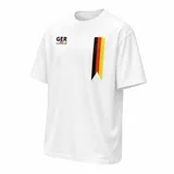 Trikot Deutschland WM 2026 T-Shirt weiß - zur Fußball Weltmeisterschaft Germany - Unisex & extra weich - Herren & Damen - weiß XL - XL