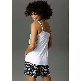 Aniston CASUAL Spitzentop weiß 36