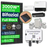 3000W Solaranlage komplettset mit Speicher, Stromwächter Montagepaket Ziegeldach