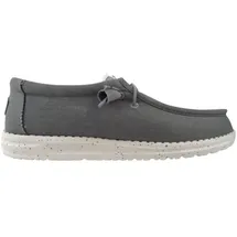 HEYDUDE Wally Canvas Herren Light Grey 41
