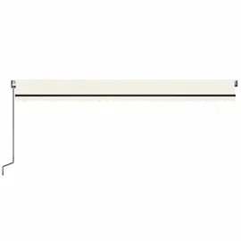 vidaXL Automatische Markise 600 x 350 cm creme