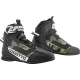 Bogotto Tokyo Camo perforierte Motorrad Schuhe