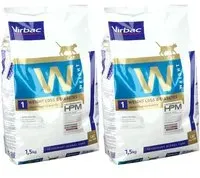Virbac VETERINARY HPM® Weight Loss & Diabetes, Croquettes chat obèse 2x1500 g