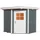 Weka Gartenhaus 229 2,09 x 2,05 m grau