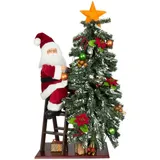 COFI 1453 Weihnachtsmann 80 cm rot
