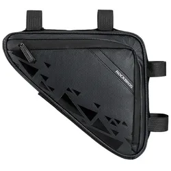 Wasserdichte Fahrradtasche für Rahmen in Schwarz - 1,5 L