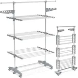 VOUNOT Wäscheständer Turm 23 m