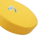 uyeoco Runde Sitzkissen Stuhlkissen für Indoor und Wasserdicht Outdoor aus Baumwolle Stuhlauflage Bodenkissen Stuhl Polster(Gelb,45cmx5cm)