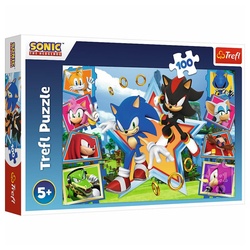 Trefl Puzzle Sonic, 100 Puzzleteile bunt