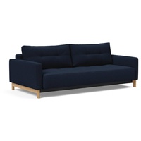 INNOVATION LIVING Schlafsofa Pyxis Deluxe Excess Stoff Blau Blue