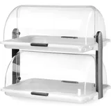 HENDI Rolltop-Display, - doppelt, 380x260x(H)355mm,