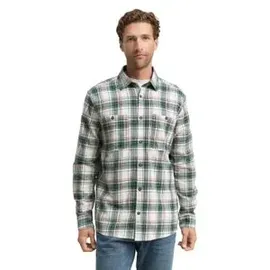 Tom Tailor Langarmhemd kariert Weiß Multicolor Check M