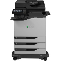 Lexmark CX820dtfe, Laser, Farbdruck, 1200 x 1200 DPI, A4, Direktdruck, Schwarz, Weiß