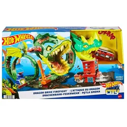Mattel HJV70 - Hot Wheels - Drachenangriff Spielset