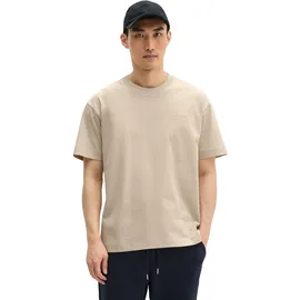 Marc O'Polo T-Shirt MARC O'POLO "aus schwerem Bio-Baumwoll-Jersey", Jungen, Gr. XL, light oat, Obermaterial: 100% Baumwolle, unifarben, Basic, loose fit, Shirts T-Shirt