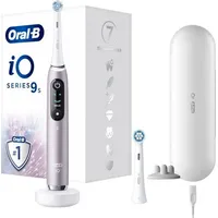 Oral-B iO 9S Erwachsene Rotierend-oszillierende Zahnbürste Rosa, Weiß -