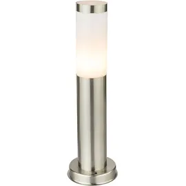 GLOBO Außenleuchte silber 3158 spritzwassergeschützt E27 IP44