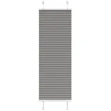 vidaXL Plissee Anthrazit 50x150 cm Stoffbreite 49,4 cm Polyester