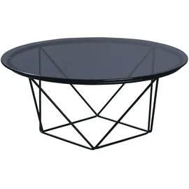 M2 Kollektion Galinara Schwarz Glas 70 x 70 cm