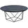 M2 Kollektion Galinara Schwarz Glas 70 x 70 cm