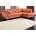 SIT MORE B orange terrakotta B 250cm H 85cm T 164cm Luxus-Kunstleder NaturLEDER echtes Rindleder Korpus passendes Luxus-Microfaser Altara Nubuck 100 Polyester Sofas